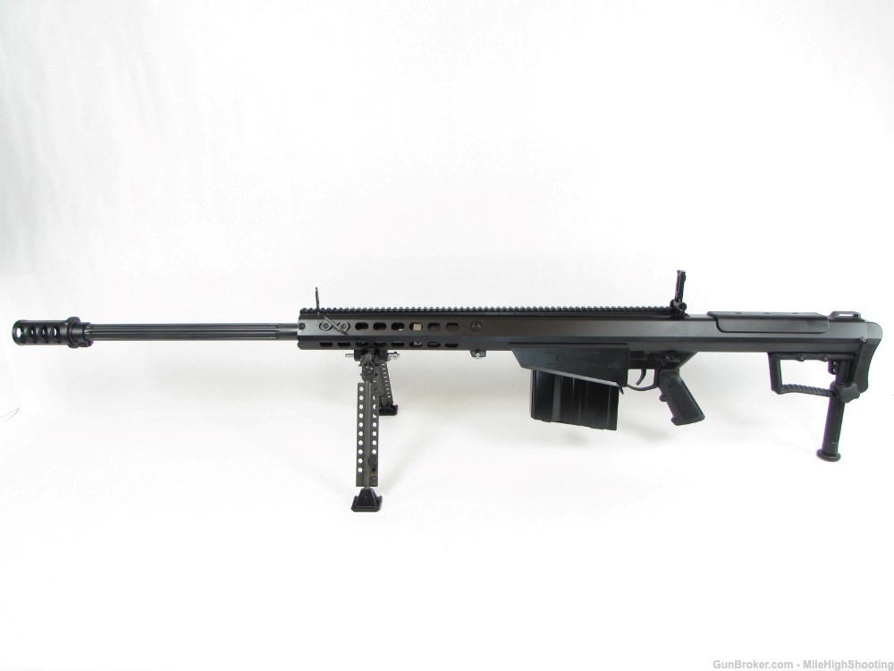 NIB BARRETT M107A1 .50 BMG SEMI-AUTO 29" Fluted, BLK Suppressor-Ready 18059-img-20