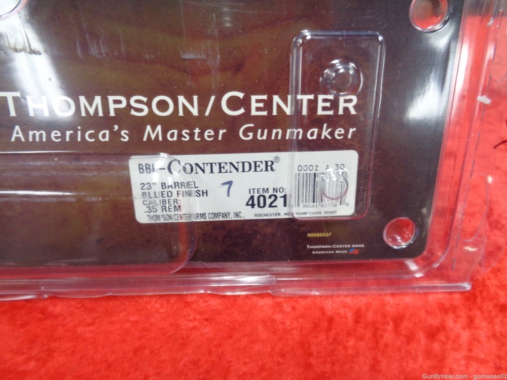 T/C Contender G2 35 REM Remington 23" Barrel TC 4021 Blue NEW WE TRADE GUN!-img-3