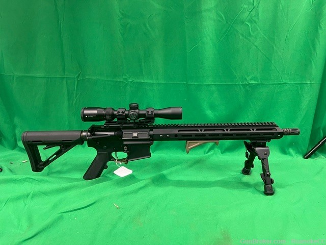 Anderson AM-15 7.62x39 Rifle with Scope, Bipod, Grips-img-0
