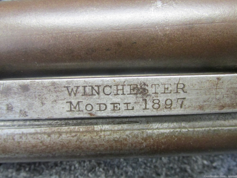 ANTIQUE WINCHESTER MODEL 1897 SHOTGUN-1st YEAR PRODUCTION MADE IN 1897-img-0
