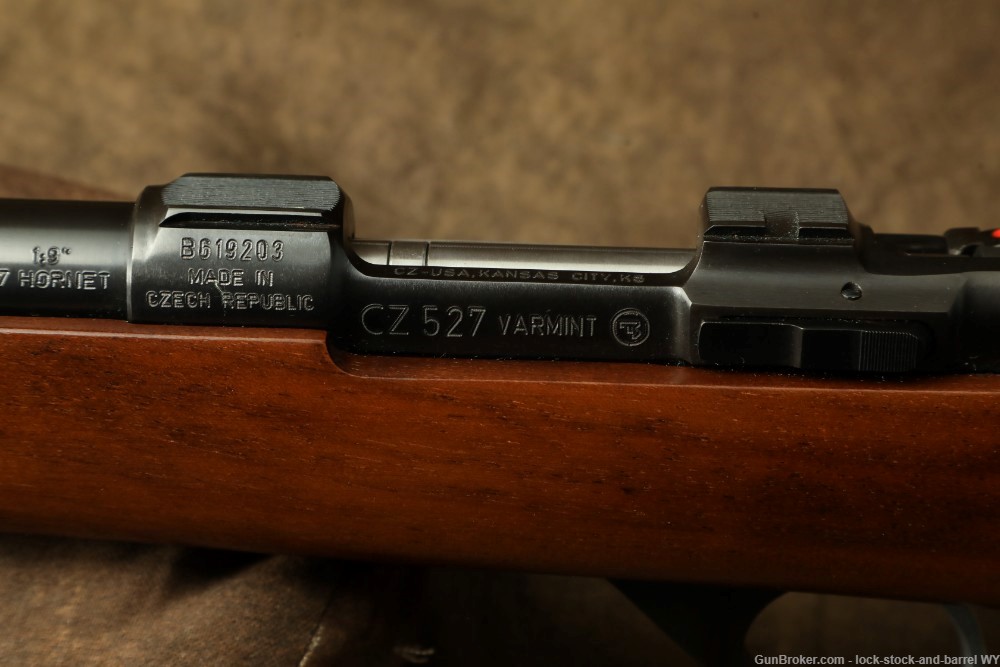 CZ 527 Varmint .17 Hornet 24” Bolt Action Hunting Rifle w/ Factory Box -img-32