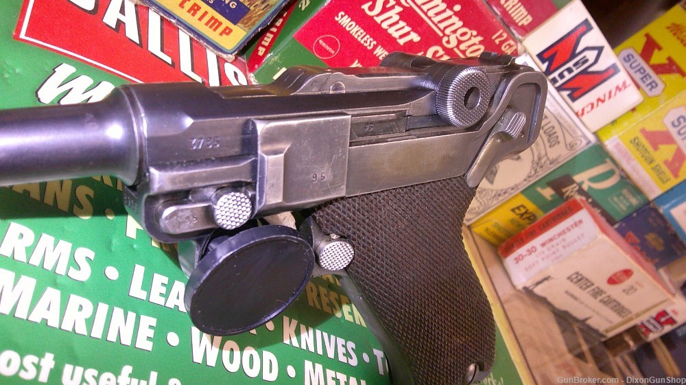 Mauser Luger P08 S/42 G Date 1935 4 Digit Serial Number-img-5