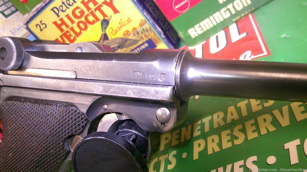 Mauser Luger P08 S/42 G Date 1935 4 Digit Serial Number-img-16