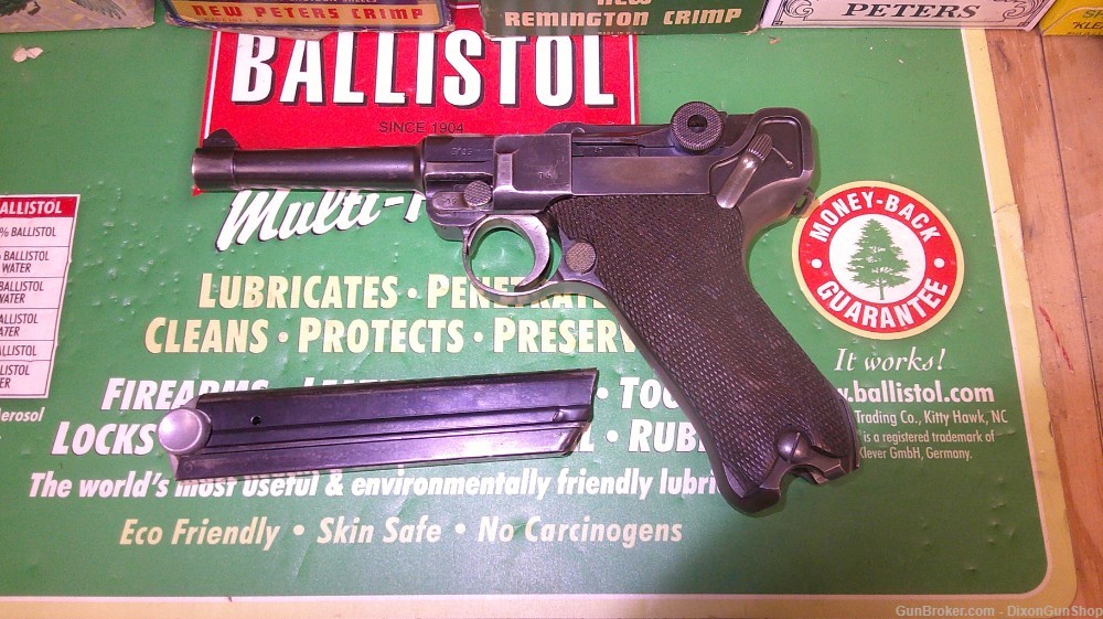 Mauser Luger P08 S/42 G Date 1935 4 Digit Serial Number-img-28