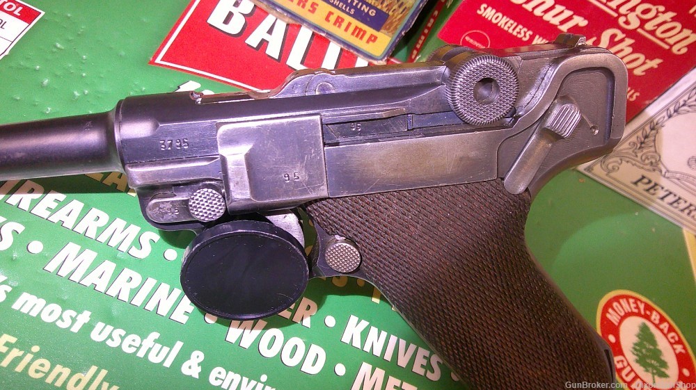 Mauser Luger P08 S/42 G Date 1935 4 Digit Serial Number-img-4