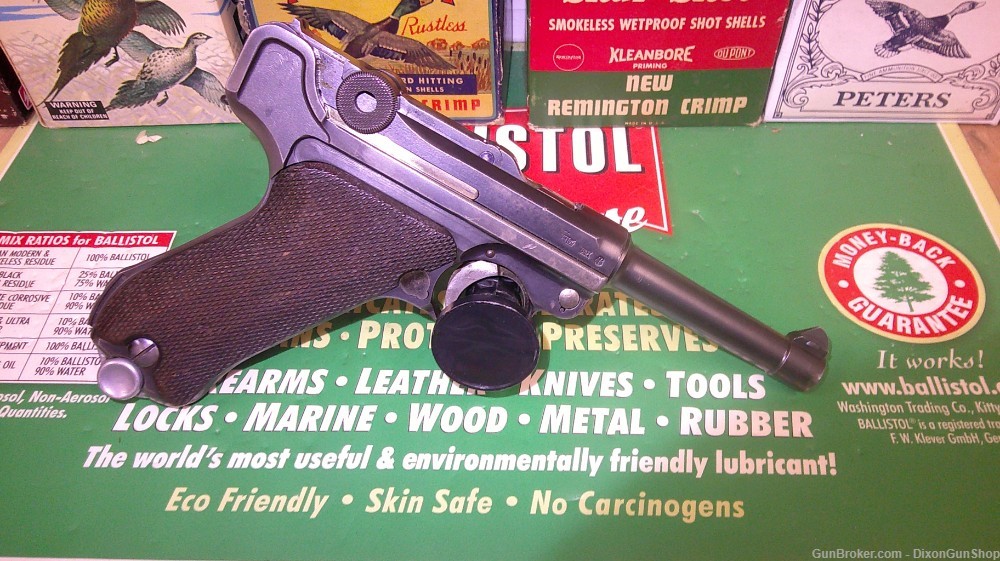Mauser Luger P08 S/42 G Date 1935 4 Digit Serial Number-img-11
