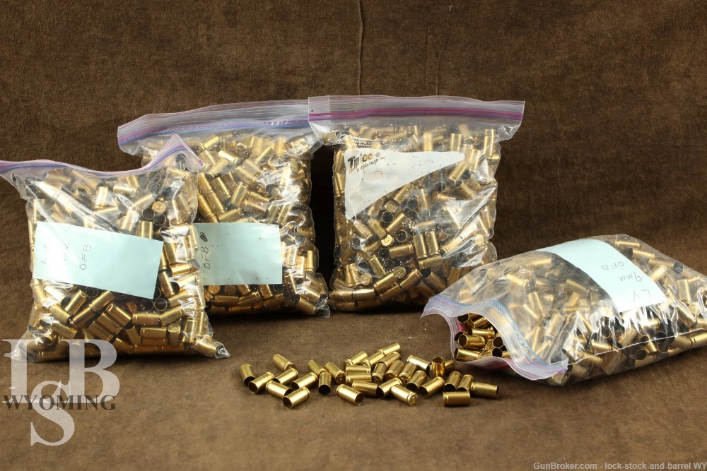 Approximately 1,900x 9mm (LY) NORINCO Brass-img-0