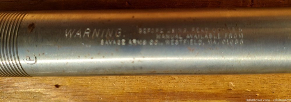 Savage 112 .220 swift barrel stainless fluted bull barrel-img-3