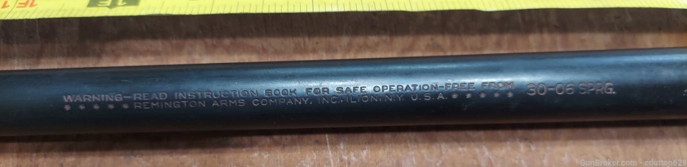 Remington 700 .30-06 blued factory barrel. -img-2