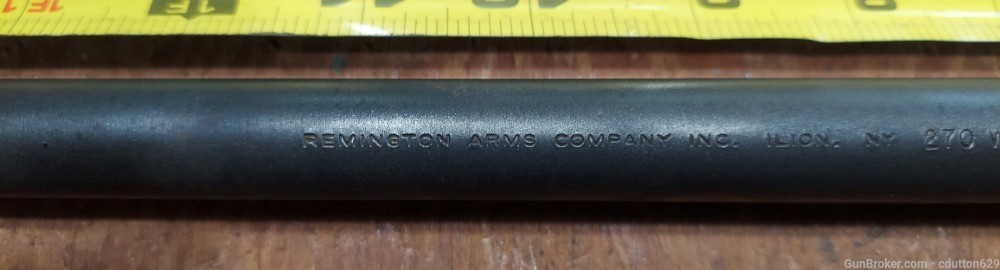 Remington 700 .270 matte factory barrel. Single line. -img-2