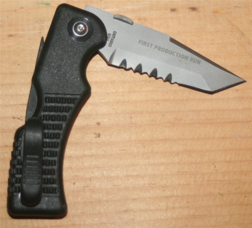 Ontario T.A.L.K. II pocket knife first production run-img-0