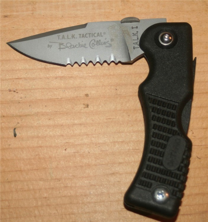 Ontario T.A.L.K. I Blackie Collins First Production Run folding knife-img-0