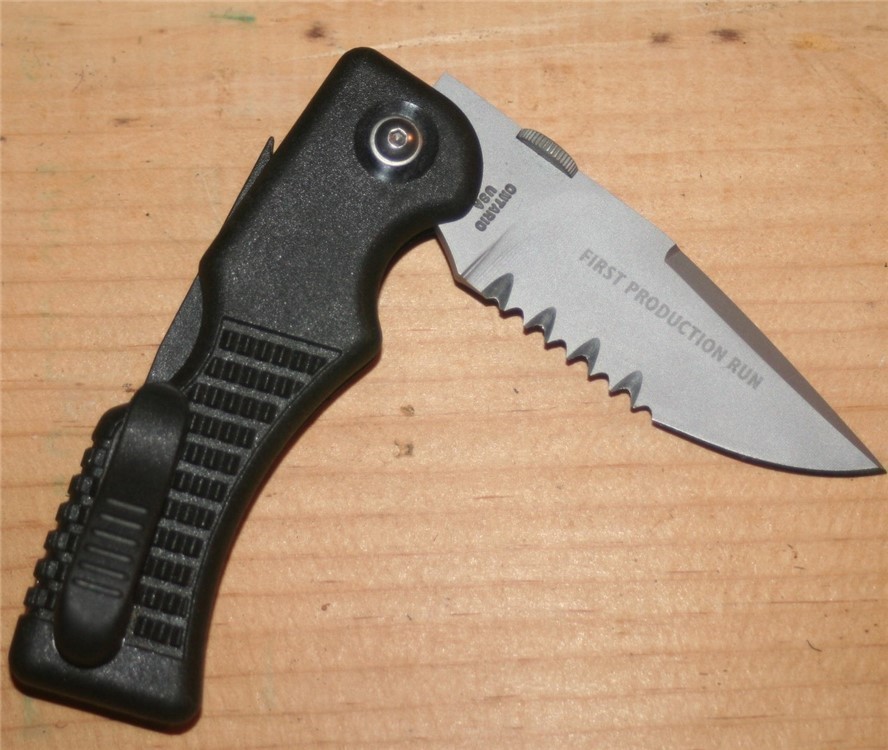 Ontario T.A.L.K. I Blackie Collins First Production Run folding knife-img-1