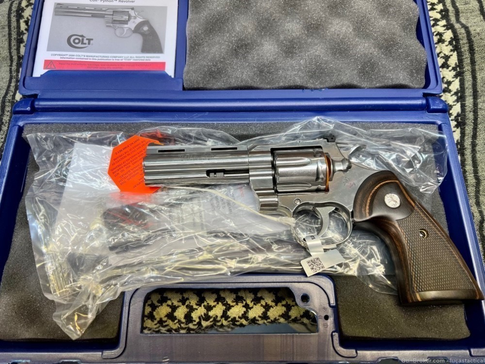 Colt Python 4”  4.25” New In stock and Ready to Ship 357 Magnum-img-0