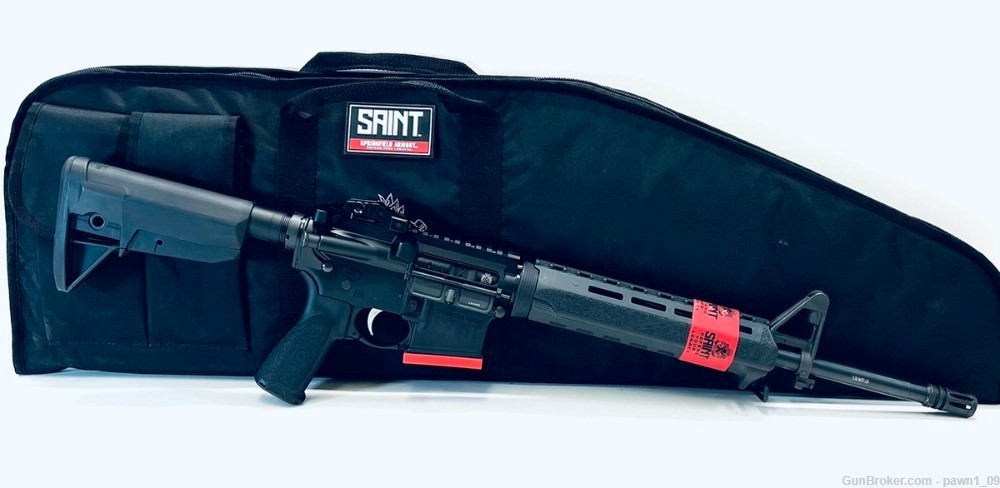 Springfield Armory Saint 5.56 AR-15 M-lok Bag Papers No Mag-img-0