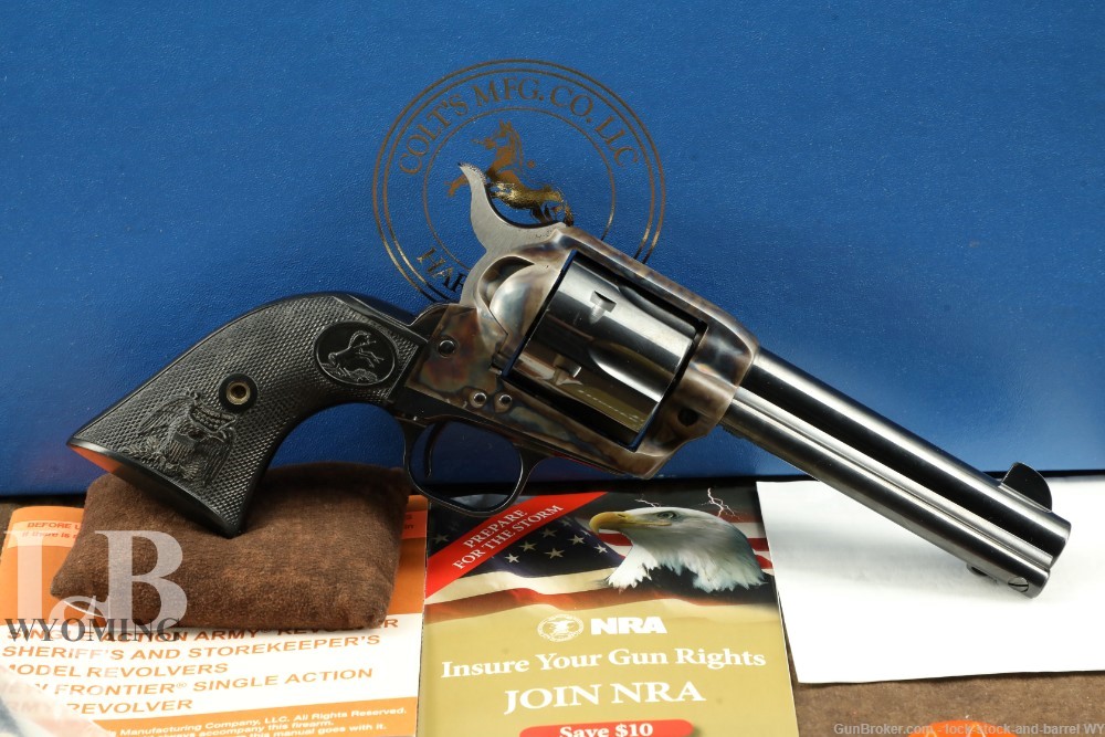 Colt Third 3rd Gen SAA Single Action Army 4.75” .45 LC Revolver w/ Box-img-0