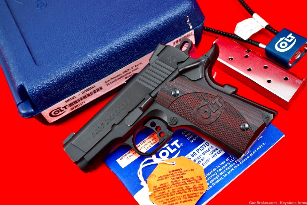 Scarce & Desired Colt Defender .45 ACP Original Case ANIB-img-18