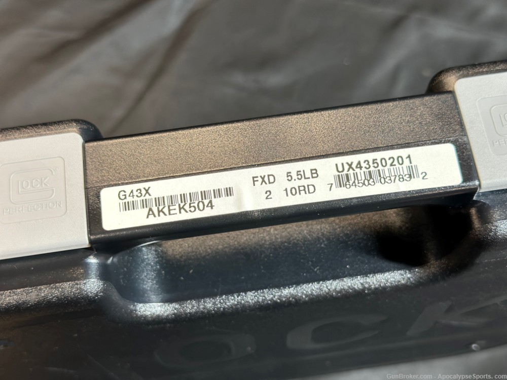 Glock 43x G43x 9mm Glock G43x 43x 3.39"-img-8