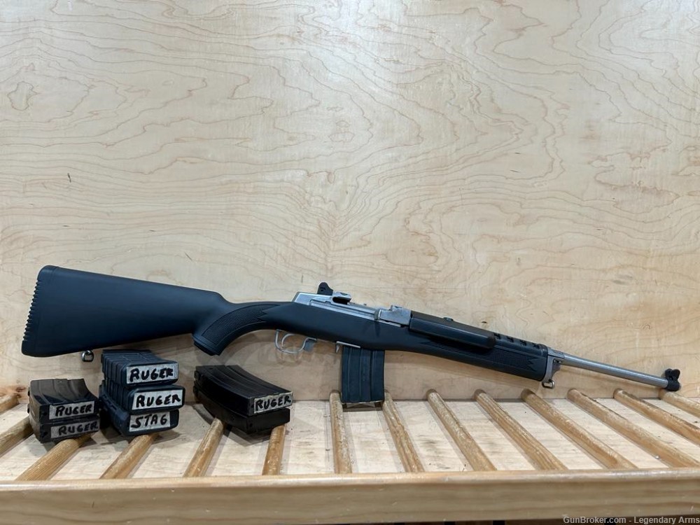 RUGER RANCH RIFLE 5.56 NATO WITH 8 MAGS 25189-img-0