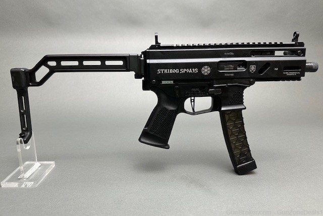 Stribog SP9A3 S Mini-Bog 5" 1/2x28 Barrel 30+1 9mm + A3 Tactical Brace-img-0