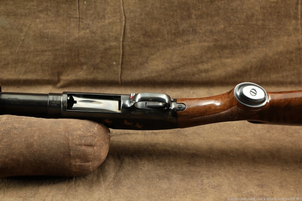 Browning Miroku Model 12 Grade V Engraved 20 Ga. 26" Pump Shotgun, 1989-img-22