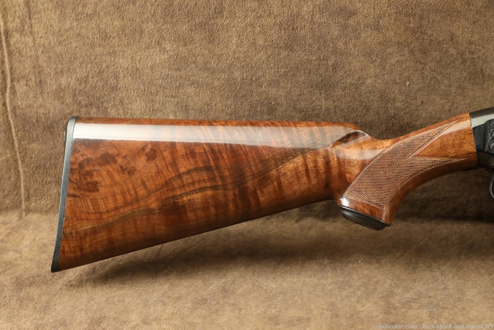 Browning Miroku Model 12 Grade V Engraved 20 Ga. 26" Pump Shotgun, 1989-img-4
