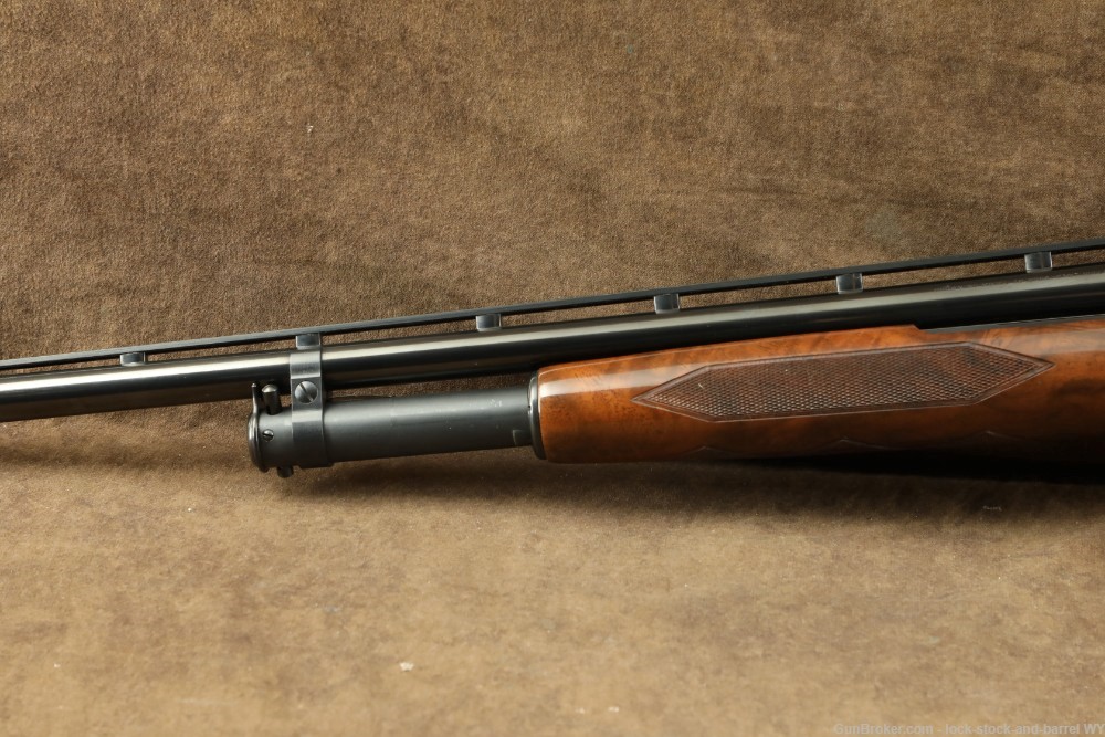 Browning Miroku Model 12 Grade V Engraved 20 Ga. 26" Pump Shotgun, 1989-img-11