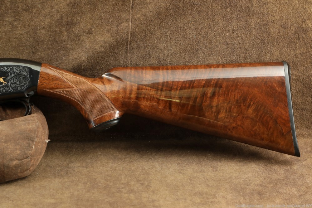 Browning Miroku Model 12 Grade V Engraved 20 Ga. 26" Pump Shotgun, 1989-img-14