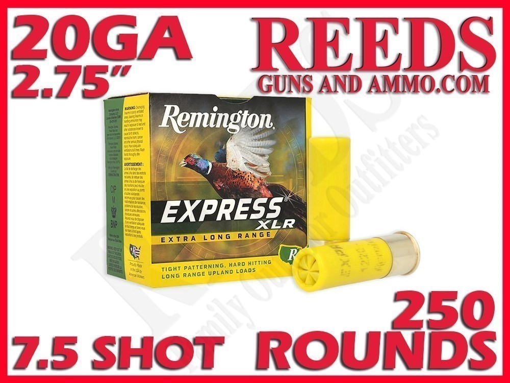 Remington Express Extra Long Range 20 Ga 7.5 Shot 1oz 20339-img-0