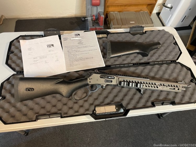 Marlin 1895 GBL Mad Pigs Custom 45-70 THUMPER with (300 rds factory ammo)-img-0