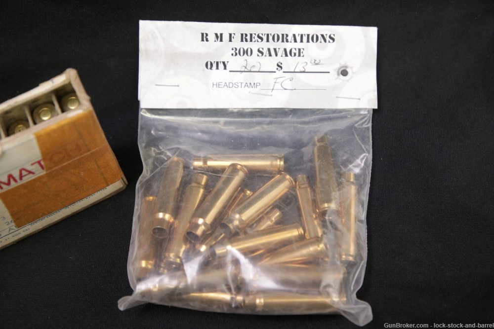 32x .300 Savage Reloaded Ammunition JSP Bullets & 48x Fired Brass Cases-img-3