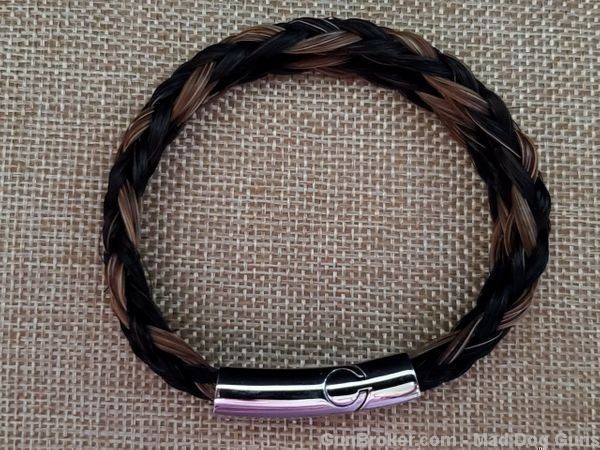 Cowboy Collectibles Horse Hair Bracelet. Medium 8".BST4C.UNISEX.*CLOSE OUT*-img-3