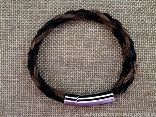 Cowboy Collectibles Horse Hair Bracelet. Medium 8".BST4C.UNISEX.*CLOSE OUT*-img-2