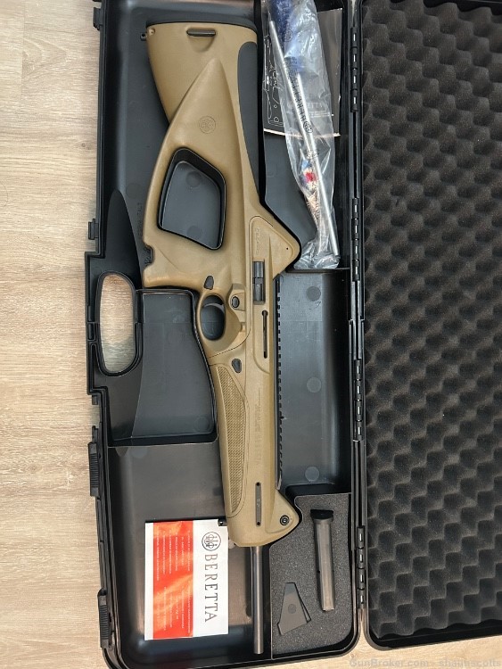 Beretta CX4 storm carbine FDE 9x19 w/ 10rd 92 mag-img-0