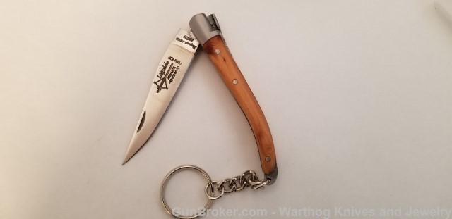 LAGUIOLE ARBALETE Knife w/Key Chain. Juniper.  L87-img-6