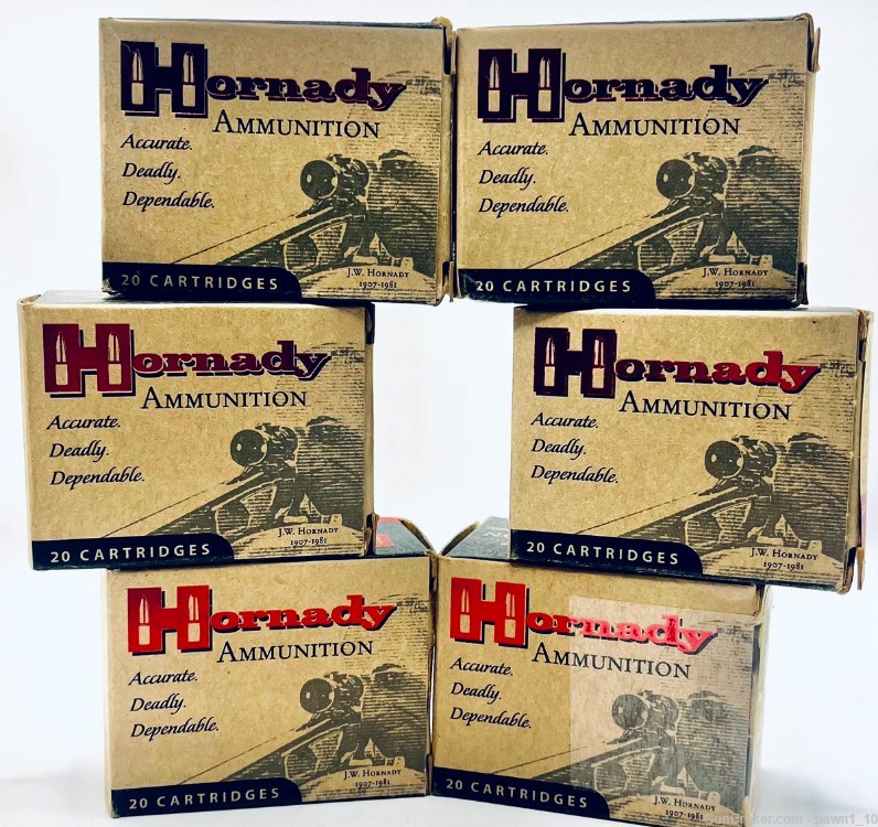 Hornady Custom 50 AE 300 grain XTP 20 rounds Boxes (6 BOXES)-img-0