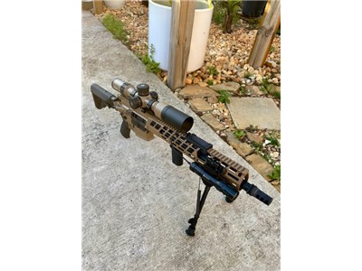 Sig Sauer 716 G2 308 7.62x51 16” Rifle w/ Tango6 3-18x44 FFP MRAD Scope FDE