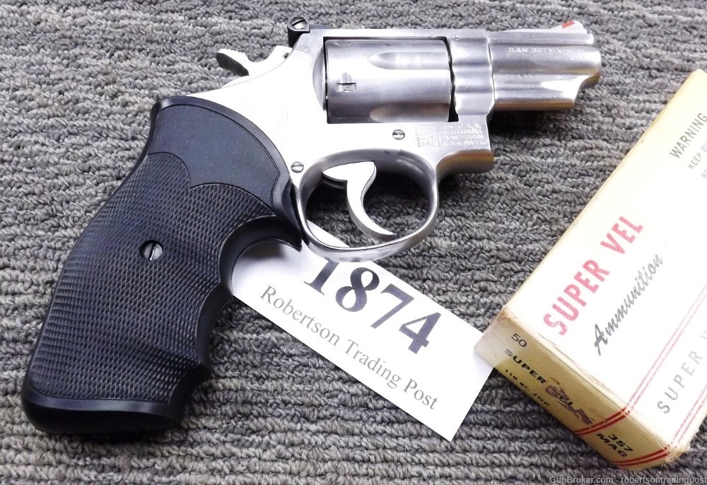 Smith & Wesson .357 Magnum model 66-1 1981 2 1/2” Pinned Bangor Punta S&W -img-15