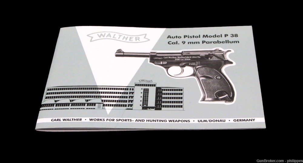 Walther Auto Pistol Model P 38 Cal. 9 mm Parabellum Owner's Manual-img-1