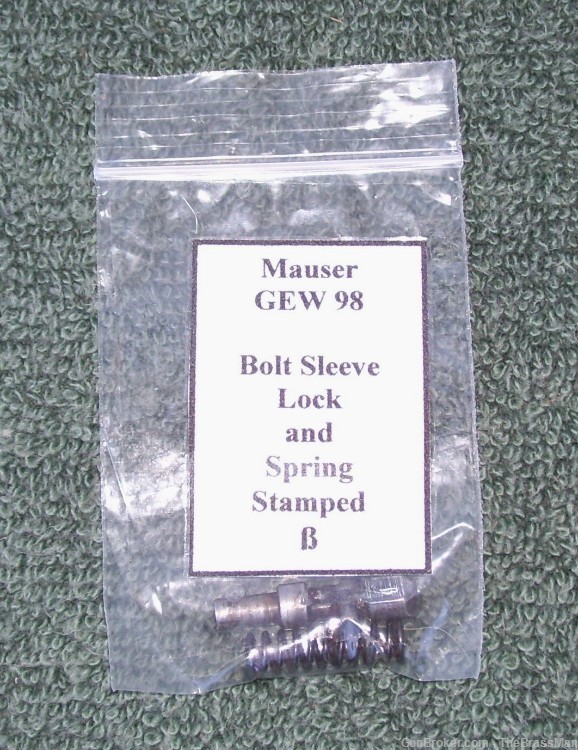 Mauser Bolt Sleeve Lock w/Spring-img-0