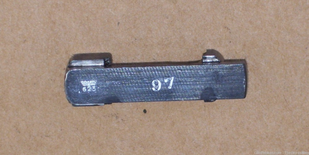 Mauser 98 Rear Sight Slide Lock Button w/Spring-img-4