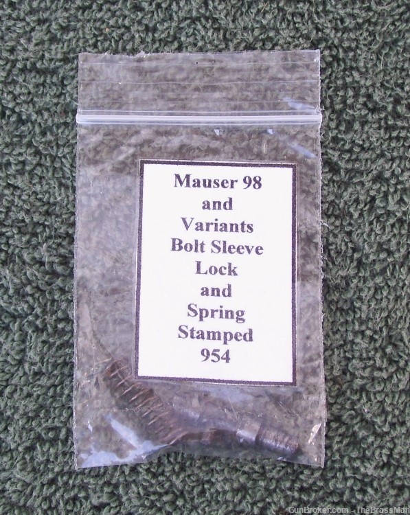 Mauser 98 and Variants Bolt Sleeve Lock w/Spring-img-0