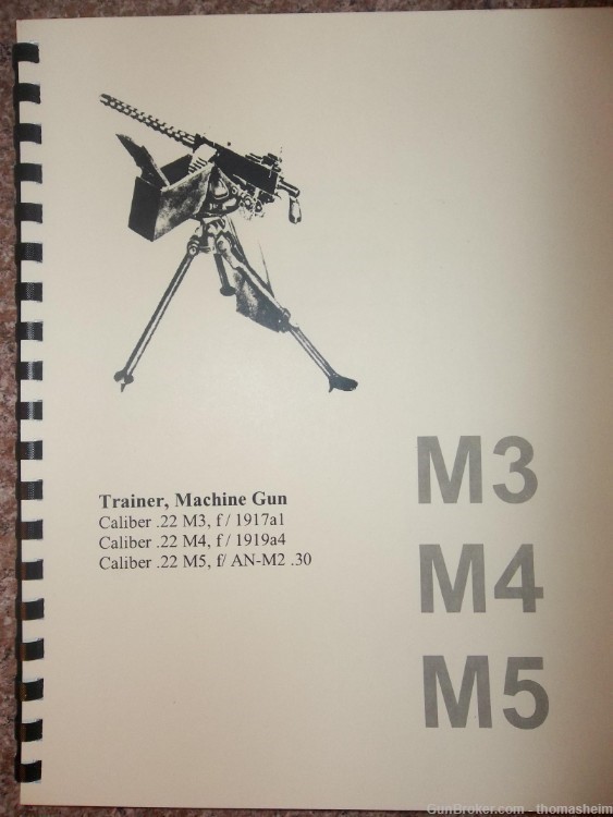 The Browning Trainer Machine Gun Manual -img-0
