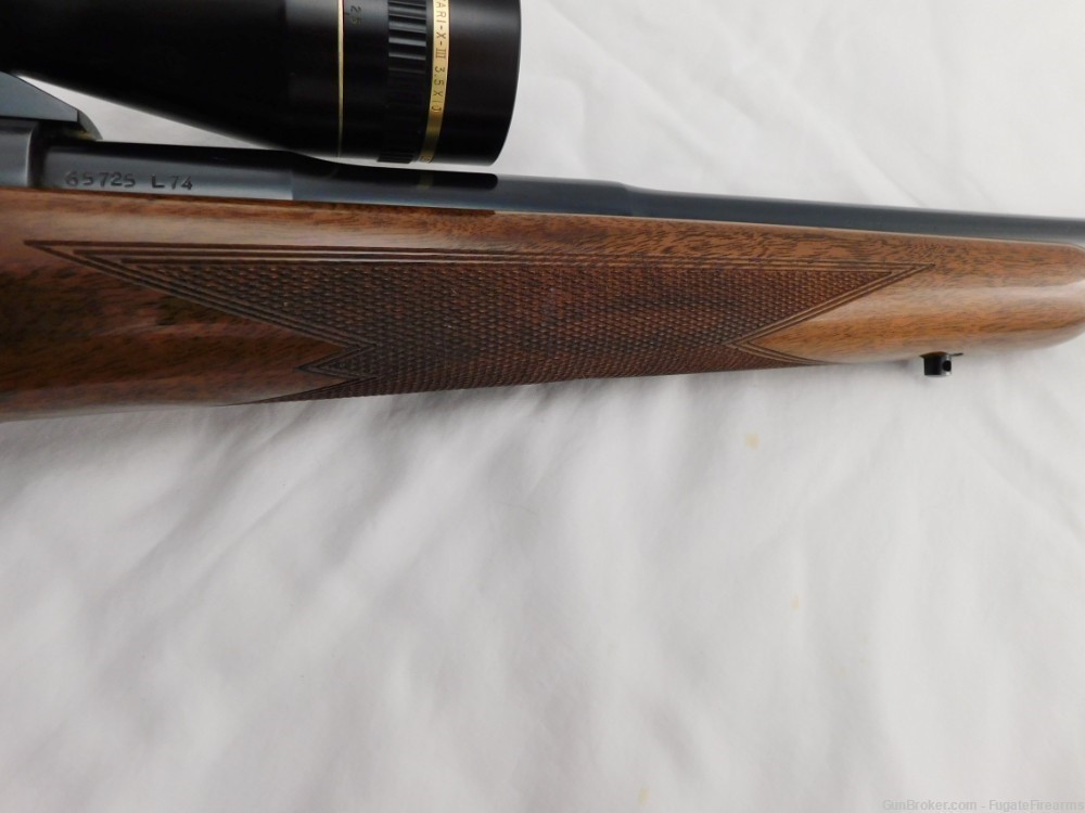 1974 Browning Safari 7MM Remington Magnum Belgium Leupold-img-3