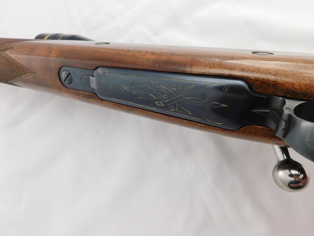 1974 Browning Safari 7MM Remington Magnum Belgium Leupold-img-8