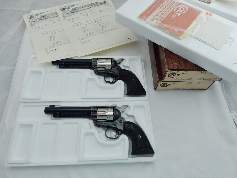 1982 Colt SAA 44 Factory Pinto Cosecutive Set NIB-img-0