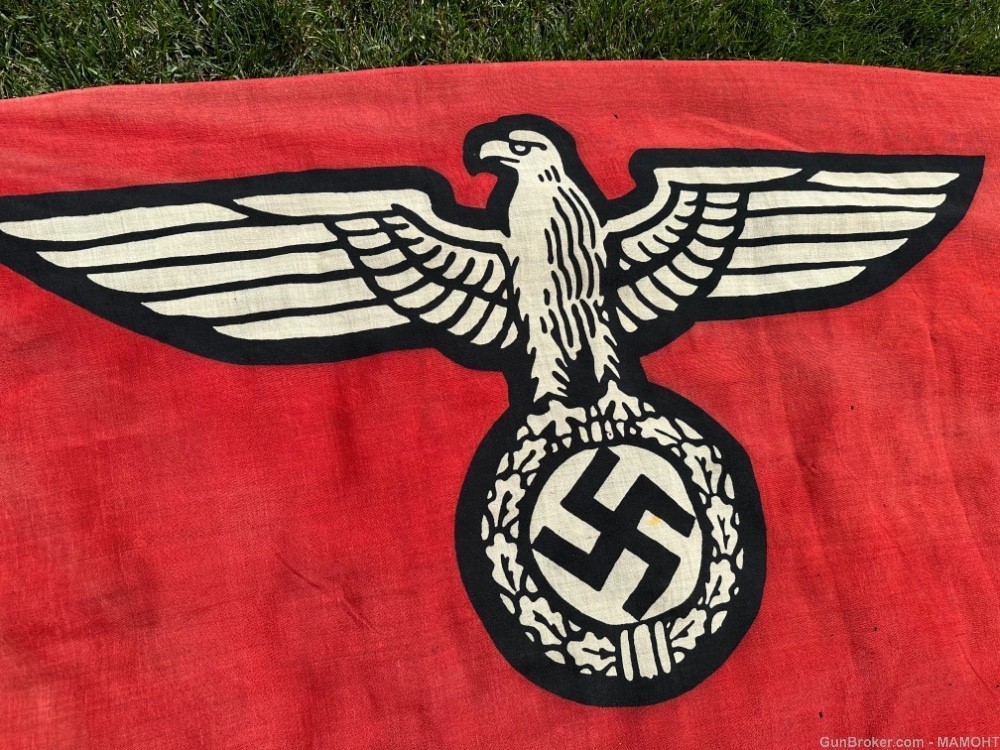 Huge WW2 German State Service Flag banner NSDAP 12'6"x7'-img-1