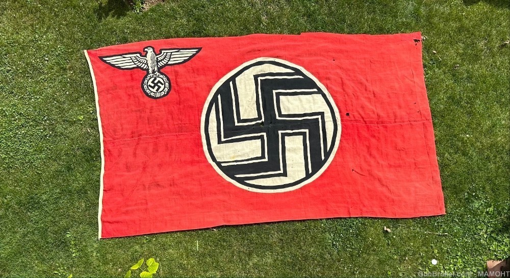 Huge WW2 German State Service Flag banner NSDAP 12'6"x7'-img-0