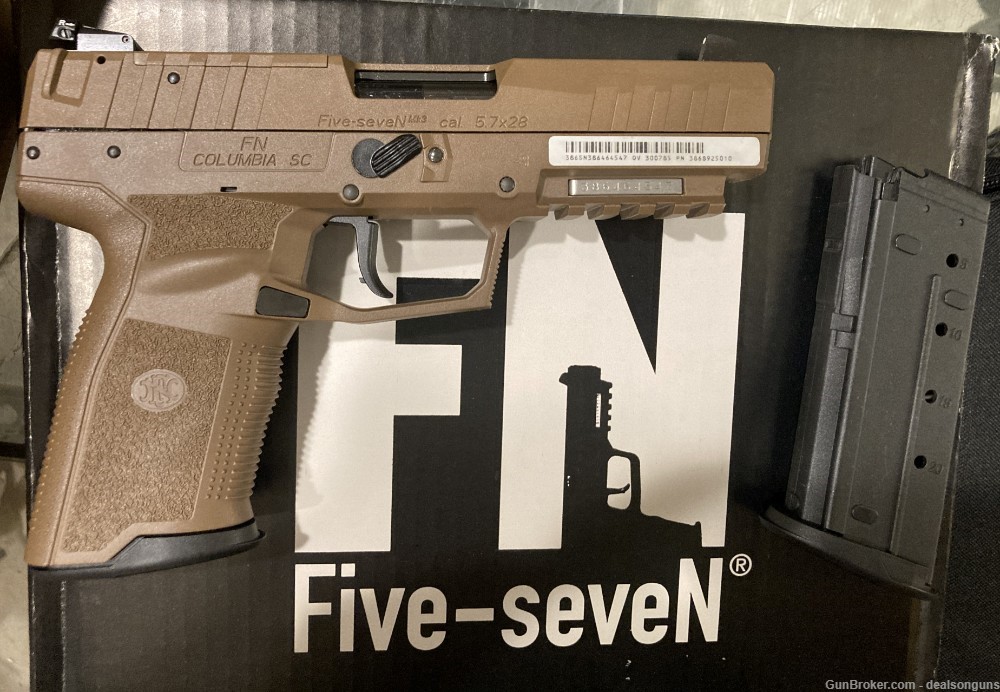  FN Five Seven FDE MRD in 5.7x28mm #66101275 NIB(no card fees added)-img-1