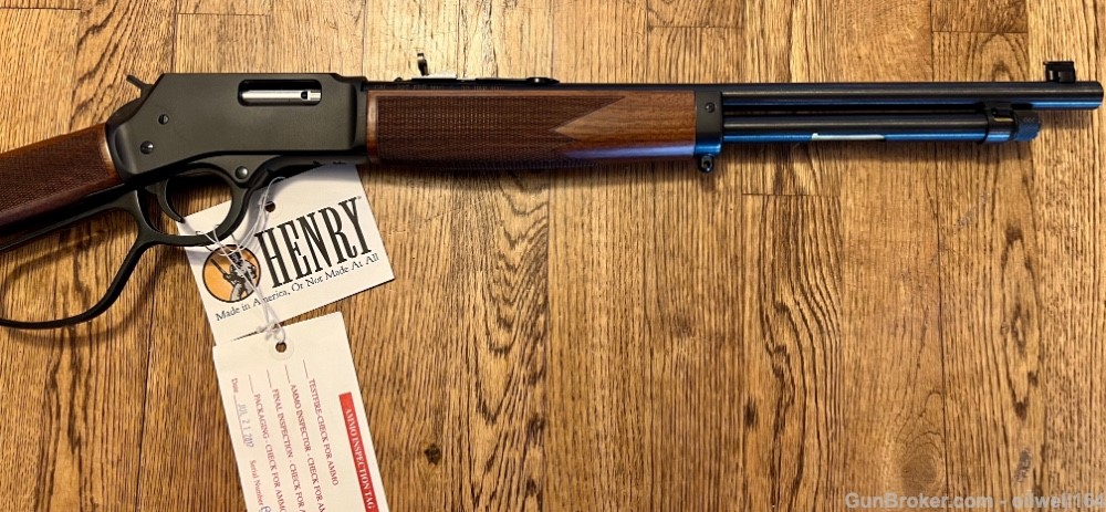 Henry Big Boy .327 Federal large loop carbine unfired in original box-img-3